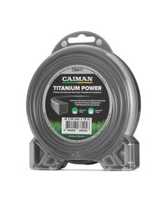 Корд триммерный CAIMAN Titanium Power квадрат 2,5 мм, 15 м