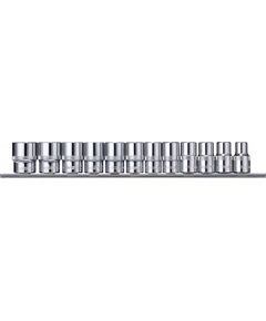 Набор головок OMBRA 12предм. торцевых на держателе-рельс 1/2"DR 10-24мм (912012)