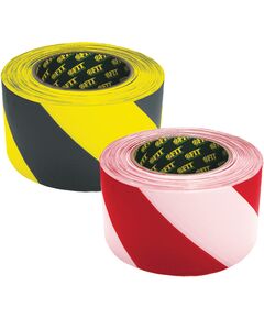 Лента сигнальная FIT 50х100м красно-белая (11852i)