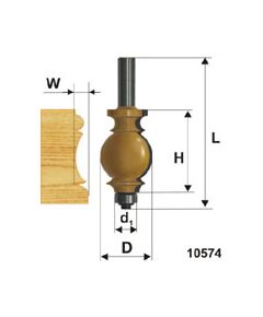 Фреза ЭНКОР (10574) кромочная фигурная