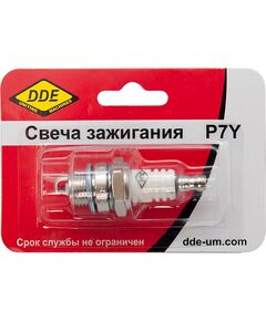 Свеча зажигания DDE P7Y (Champion CJ7Y,Bosch WS8F,NGK BPM7A)б/пилы,триммеры,м/буры(без резистора от