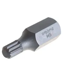 Бита OMBRA 10 мм DR SPLINE, M6, 30 мм