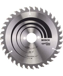 Диск пильный BOSCH 190_30 z36 по дереву (2608640616) OPTILINE