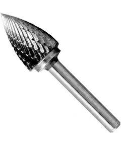 Борфреза FEIDA TOOLS элипсовидная твердосплавная 8.0* 65мм, твёрдость порядка 1500 HV
