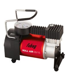 Компрессор автомобильный FUBAG Roll Air 30/15, 12-14.5 В, 30 л/мин, 0-7 атм, шланг 1 м, 1.62 кг