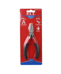 Плоскогубцы мини комбинированные P.I.T. cерия ADVANCE HPLR06-0115C (115 мм, CR-V, 63HRC, пружина)