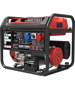 Электростанция бензиновая SUNREKA G8500TFEAX, 8.5 кВт, один.мощ. на 1-Ф и 3-Ф, электростартер