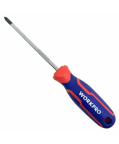 Отвертка WORKPRO PZ1х100 мм, CR-V