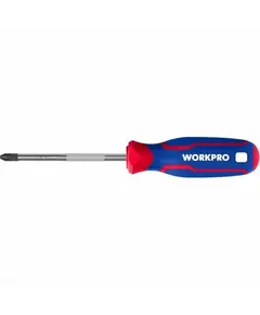 Отвертка WORKPRO PZ2х100 мм, CR-V