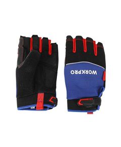 Перчатки cтроительные с открытыми пальцами (разм. ХL) WORKPRO