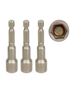Головка магнитная WORKPRO 8х65 мм 1/4" (3шт)
