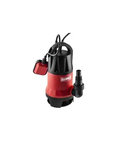 Насос дренажный Hammer NAP750D, 750 Вт, 13000 л/ч, высота 8 м, частицы до 35 мм
