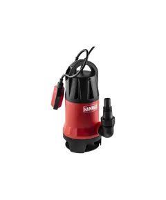 Насос дренажный Hammer NAP900D, 900 Вт, 14000 л/ч, высота 8,5 м, частицы до 35 мм