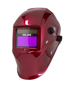 Маска сварщика WELDER PRO Ф5, "Хамелеон" 93х43мм DIN 4/9-13 (Внеш. регул) Бургунди в коробке