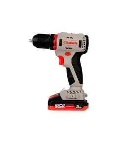 Аккумуляторный шуруповерт CROWN CT21091HX-2 BMC, 20 В, 55 Nm, бесщеточный двигатель