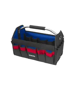 Сумка WORKPRO WP281011 для инструментов открытая с ремнем, полиэстер 600D, 410 мм