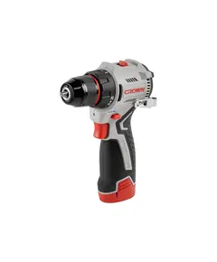 Дрель-шуруповерт аккумуляторная CROWN CT21129HMX-2 BMC, 12В Li-ion, 2х2,0 Ач, 45 Нм