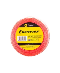 Корд триммерный CHAMPION Square Twist DUO 2.0 мм х126 м, витой квадрат