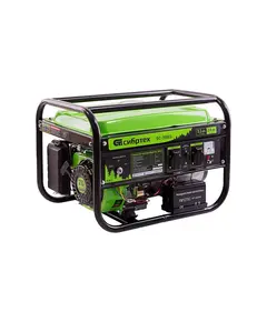 Электростанция бензиновая СИБРТЕХ БС-3500Э, 3.2 кВт, 230 В, 15 л, электростартер