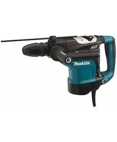 Перфоратор SDS-max MAKITA HR4511C, 1300 Вт, 45 мм, 2 реж, 2.7-13 Дж, 1250-2750 у/м, 7.8 кг, кейс, AVT, антивиб. рукоятка