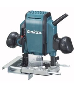 Фрезер MAKITA RP0900K, 900 Вт, 27000 об/мин, цан. 8 мм, ход 0-35 мм, 3.3 кг, кейс пласт.