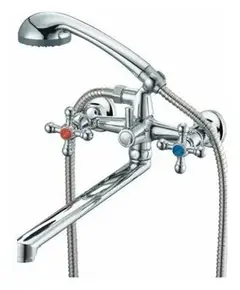 Смеситель ZEGOR DMX7-B605 двурукий для ванны