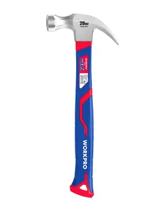Молоток-гвоздодер WORKPRO фиберглас. рукоятка 560 г