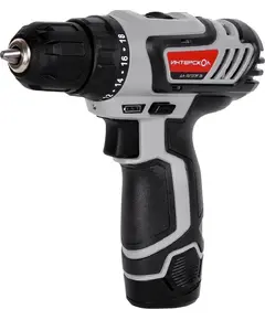 Аккумуляторный шуруповерт ИНТЕРСКОЛ ДА-10/12ЭР 28 ПРОМО 1*2А/ч, картон