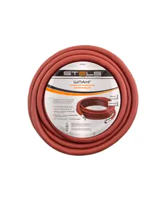 Шланг воздушный резиновый STELS 24 бар, 10х16 мм, 20 м, быстросъемы