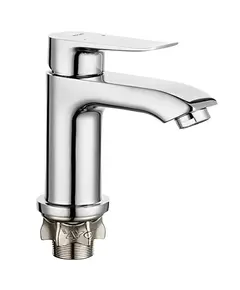 Смеситель ZEGOR NOG1-A134 для умывальника, ø35, хром, гайка (корона)