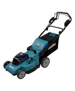 Акк. газонокосилка самоходная MAKITA DLM481CT2, LXT 2х18 В, 860 Вт, 48 см, 62 л, 2.5-5 км/ч, 4 в 1, XPT (2xBL1850B, DC18SH)
