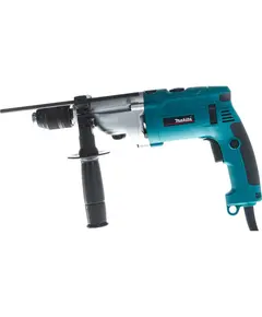 Дрель ударная MAKITA HP 2071, 1 кВт, 0-1200/0-2900 об/мин, БЗП 13 мм, 2.4 кг, кейс пласт.
