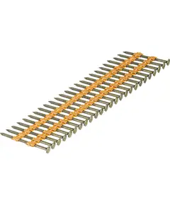 Гвозди Denzel для пнев. нейлера (крашен.), длина - 65 мм, диам. - 2,9 мм, 2000 шт.