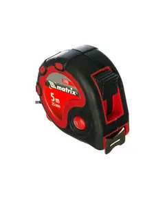 Рулетка Status 3 fixations 5 м х 25 мм, двухкомпонентный корпус, 3 фиксации ленты Matrix 31035