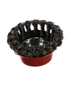 Щетка чашечная MATRIX витая 75мм М14 металлическая (74624ми)