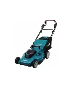 Аккумуляторная самоходная газонокосилка MAKITA DLM539CT2, LXT 2х18 В, 860 Вт, 53 см, 70л, 2.5-5 км/ч, 4в1, XPT (2xBL1850B, DC18SH)