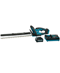 Аккумуляторный кусторез MAKITA UH021GD101, XGT BL 40vMAX, 460 Вт, 60 см, 4200 рез/мин, диам.раск. 20 мм, (BL4025, DC40RA)