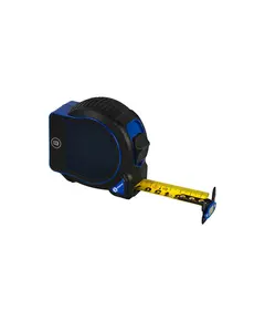 Рулетка КОБАЛЬТ УЛЬТРА 8м х 25мм, окно для записей, пласт.корпус, мех.стопор, нейл.покр.ленты 0.12 мм, усил. магнит, блист.подвес
