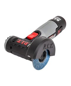 Аккумуляторная угловая шлиф. машина P.I.T. PWS12K-76A, 12 В, 76х10 мм, 17500 об/мин, М5, 2 Ач, плав. пуск