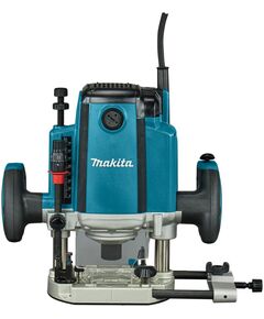 Фрезер MAKITA RP1803X02, погружной, 1650 Вт, 12 мм, гл. погруж. 0-70 мм, 22000 об/мин, пл. пуск, защ. от непр. включения, тормоз, микролифт