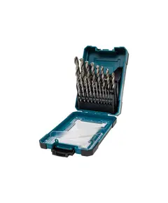 Набор сверл по металлу MAKITA HSS-GS, 19 шт. (1-10мм,  шаг 0.5мм) (D-78352)
