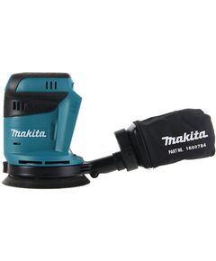 Аккумуляторная эксцентриковая шлиф. машина MAKITA DBO180Z, 18В, 125 мм, 11000 об/мин, ход 2,8 мм, 1.7 кг, пылесборник