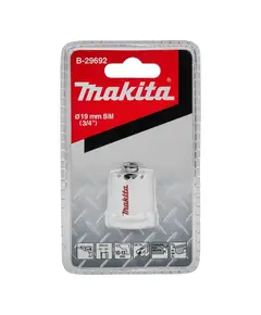 Коронка биметаллическая MAKITA BiM 19x20 для листового металла