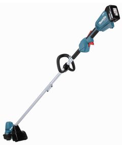 Аккумуляторный триммер MAKITA DUR192LRF, LXT BL 18В, 460 Вт, D-рук., d-30 см, M10xLH, разбор.вал, BL1830B, быстрая зарядка DC18RC