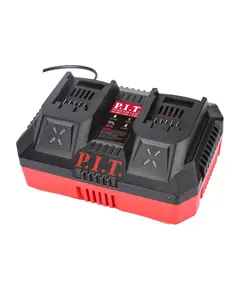 Зарядное устройство P.I.T. PC20401 двухпортовое (20В/40В, 4.0А/2.5А, 220 Вт, акб 20В/40В OnePower)