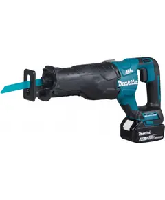 Аккумуляторная пила сабельная MAKITA DJR187RT LXT BL, 18 В, ход 32 мм, рез 255 мм, 2 скорости, 1х5.0 Ач, з/у