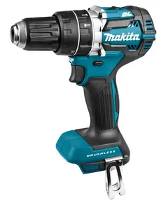 Аккумуляторный шуруповерт ударный MAKITA DHP484Z, LXT BL 18В, 13 мм, 54/30 Нм, без АКБ и ЗУ