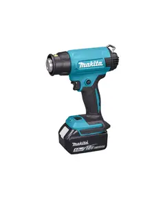 Аккумуляторный термопистолет MAKITA DHG181RT1J, LXT 18В, 550 град, 2 скорости, 6 режимов, кейс MakPac, насадки (5.0Ач х1, з/у)
