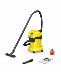 Пылесос KARCHER WD 3 V-17/4/20 *EU, 1000 ВТ, 17л, бак пластмасса, Made in Europe