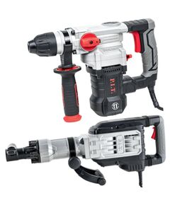 Молоток отбойный P.I.T. GSH90-C2 МАСТЕР, 75 дж, 2500 Вт, хвостовик HEX 30 мм + перфоратор PBH26-C4 в подарок